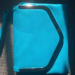 Charming Charlie turquoise blue crossbody